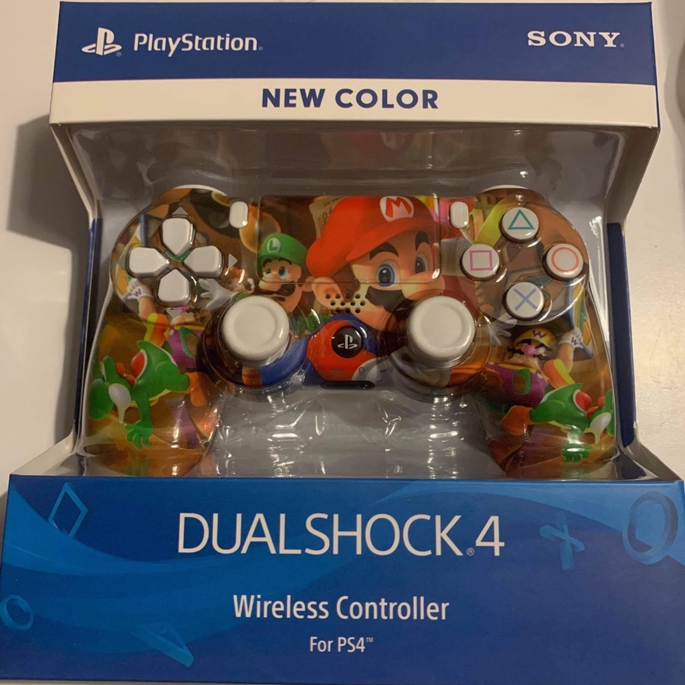 Mario PS4 Controller